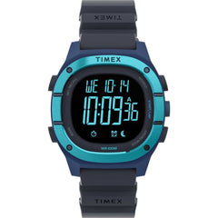 Timex Command LT TW5M35500VQ Unisex 40mm Blue Resin Digital Silicone Strap Watch