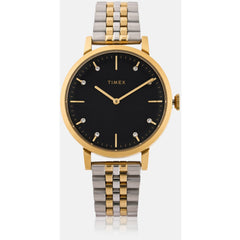 Timex Trend TWH6Z3310VQ Women's 36mm Black Dial Two-Tone Steel Bracelet Watch