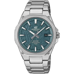 Casio Edifice EFR-S108DE-3AV Men's Slim Watch, Green Textured Dial, Sapphire Crystal