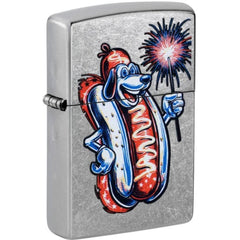 Zippo 47275 Freedom Frank Street Chrome Windproof Refillable Metal Lighter