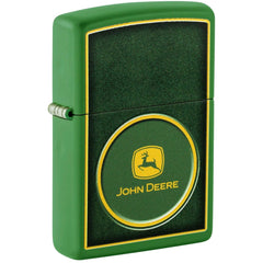 Zippo 47396 John Deere Windproof Refillable Metal Lighter Green Finish