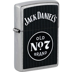 Zippo 47415 Jack Daniels Old No 7 High Polish Chrome Refillable Windproof Lighter