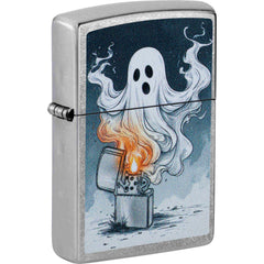Zippo 47436 Ghost Design Metal Refillable Windproof Pocket Lighter Gift Box