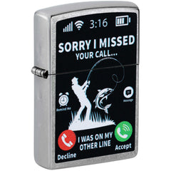 Zippo 47450 Other Line Design Street Chrome Color Image Refillable Windproof Lighter