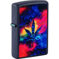 Zippo 47507 Colorful Leaf Design Windproof Refillable Lighter, All Metal Construction