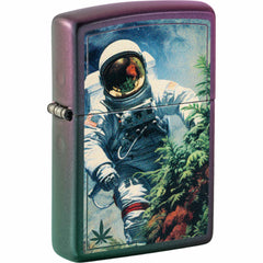 Zippo 47519 Astronaut Design Windproof Refillable Lighter, All Metal Construction