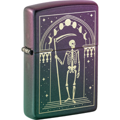 Zippo 47538 Grim Reaper Tarot Design Windproof Refillable Lighter with Gift Box