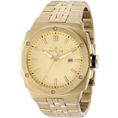 Invicta 50148 Sea Vulture Men's 44mm Gold Dial Stainless Steel Quartz Wrist Watch 100m