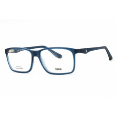 BMW BW5005 091 Men's Matte Blue Injected Propionate Full Rim Rectangular Eyeglasses