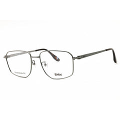 BMW BW5101-H 008 Men's Shiny Gunmetal Titanium Rectangular Shape Full Rim Eyeglasses