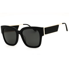 DIFF ISABELLA IC01-0420 Women's Black Plastic Full Rim Rectangular Shape Sunglasses