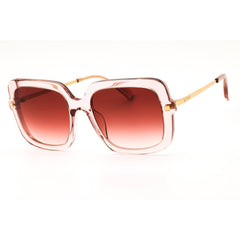 DIFF Sandra DE01-0370-LP LPDZN Women's Light Pink Crystal Plastic Oversized Sunglasses