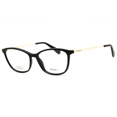 Max & Co Women's Shiny Black Full Rim Rectangular Frame Eyeglasses - MO5083 001