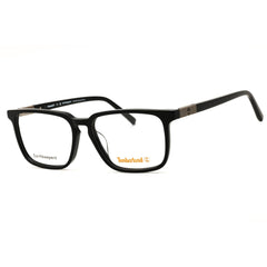 Timberland Men's Shiny Black Acetate Full Rim Rectangular Eyeglasses - TB50072-H 001