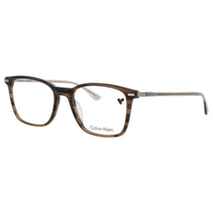 Calvin Klein Unisex Striped Olive Acetate Full Rim Square Eyeglasses - CK22541 317