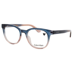 Calvin Klein Unisex Blue/Brown Acetate Full Rim Round Frame Eyeglasses - CK24522 N 539