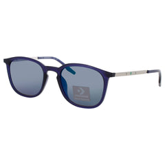 Converse Men's Crystal Navy Acetate Full Rim Round Frame Sunglasses - CV802S 410