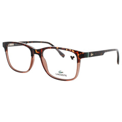 Lacoste L4002 219 Men's Havana/Cognac Square Shape Full Rim Frame Eyeglasses