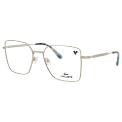 Lacoste L2316 714 Men's Gold Geometric Full Rim Frame Eyeglasses