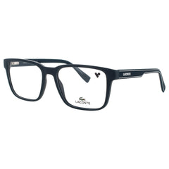Lacoste Men's Matte Blue Acetate Full Rim Rectangular Frame Eyeglasses - L2895 N 401