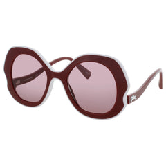Longchamp Men's Burgundy Acetate Full Rim Oversized Frame Sunglasses - LO780S N 601