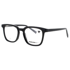 Marchon Unisex Black Acetate Full Rim Square Shape Frame Eyeglasses - M-8517 001
