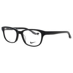 Nike Men's Black Acetate Full Rim Rectangular Shape Frame Eyeglasses - 7165 001