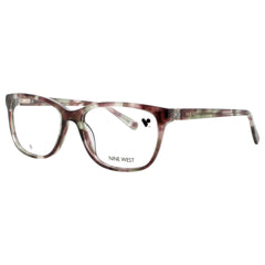 Nine West Men's Green/Plum Tortoise Acetate Full Rim Frame Eyeglasses - NW5214 N 350