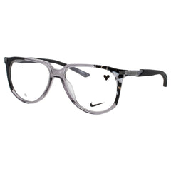 Nike Unisex Smoke/Black Acetate Full Rim Rectangular Frame Eyeglasses - 7309 21