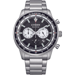 Citizen CA4500-91E Weekender Men's Eco-Drive Chronograph Watch 44mm Black Dial, 10 Bar