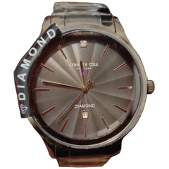 Kenneth Cole KCWGH0000372 Men's Diamond Accent Quartz Analog Dress Watch Black Dial