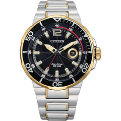 Citizen AW1426-59E Eco-Drive Men's Watch Black Dial Stainless Steel 200M Water Resistant