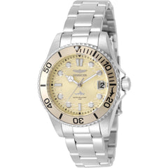 Invicta Pro Diver 50911 Women’s 34mm Stainless Steel Quartz Watch, Desert Sand Dial