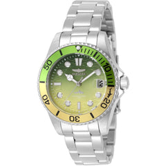 Invicta Pro Diver 50922 Women’s 34mm Steel Quartz Watch with Yellow Metal Dial, 100m