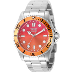 Invicta Pro Diver 50933 Men’s 43mm Stainless Steel Quartz Watch, Orange Red Gradient