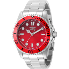 Invicta Pro Diver 50934 Men’s 43mm Stainless Steel Quartz Watch, Red Gradient Dial