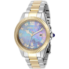 Invicta Ocean Voyage 51178 Women’s 38mm Quartz Steel Watch, Mother of Pearl Dial
