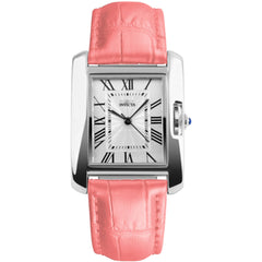 Invicta Celestial 70301 Women’s 30mm Silver Metal Quartz Watch with Pink Leather Strap