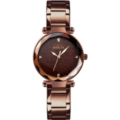 Invicta 70326 Celestial Women’s Quartz Watch 34mm Coffee Gold-Tone Brown Dial Bracelet
