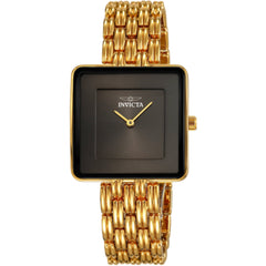 Invicta 70422 Celestial Women’s Quartz Watch 32mm Gold-Tone Metal Case, Black Dial 30m