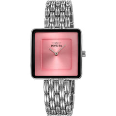 Invicta 70425 Celestial Women’s Quartz Watch 32mm Silver-Tone Metal Case Pink Dial 30m