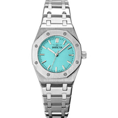 Invicta 70441 Celestial Women’s 30mm Quartz Watch, Silver Steel Case, Light Blue Dial