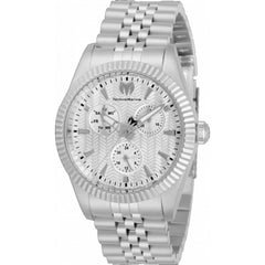 TechnoMarine TM-719011 Sea Lady 38mm Quartz Watch, White Dial, Stainless Steel Band