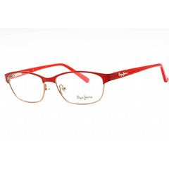 Pepe Jeans Women's Eyeglasses - Red Metal Rectangular Full Rim Frame | PJ1143 C3