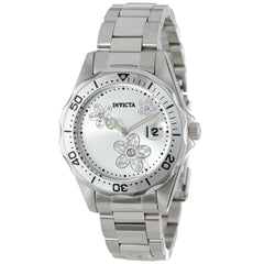Invicta Women's Angel Stainless Steel Crystal Watch - Quartz Silver Dial | 12506