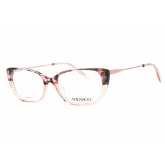 Adensco Women's Eyeglasses - Havana Pink Butterfly Plastic Frame | AD 242 00T4 00
