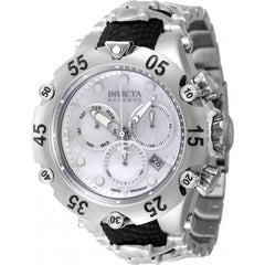 Invicta Men's Watch - Reserve Chronograph Quartz White, Silver Dial Bracelet | 47156