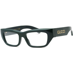 Gucci Men's Eyeglasses - Blue Rectangular Full Rim Plastic Frame | GG1297O 002