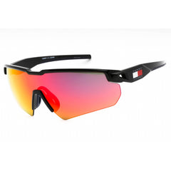 Tommy Hilfiger Unisex Sunglasses - Black Blue Frame Red Lens | TJ 0098/S 0D51 UZ