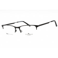 Chesterfield Men's Eyeglasses - Matte Black Metal Rectangular Frame | CH 108XL 0003 00